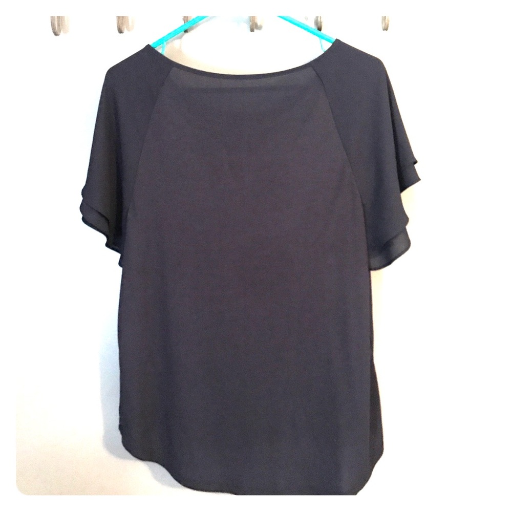 Loft - Short sleeve blouse - navy blue,